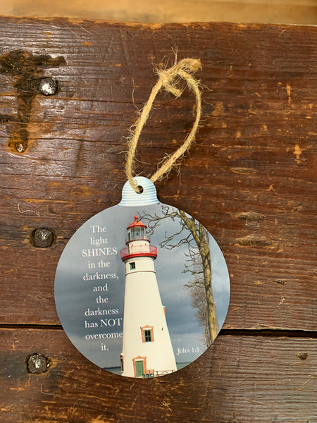 Stormy Lighthouse Ornament