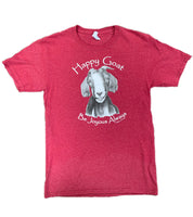 The Happy Goat Tee - Heather Red
