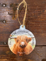 Scottish Highland Ornament