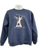 NEW! Custom Crew Neck Sweatshirt from The Happy Goat Apparel Collection