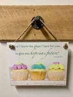 SALE - Cupcakes 11x14 Rope