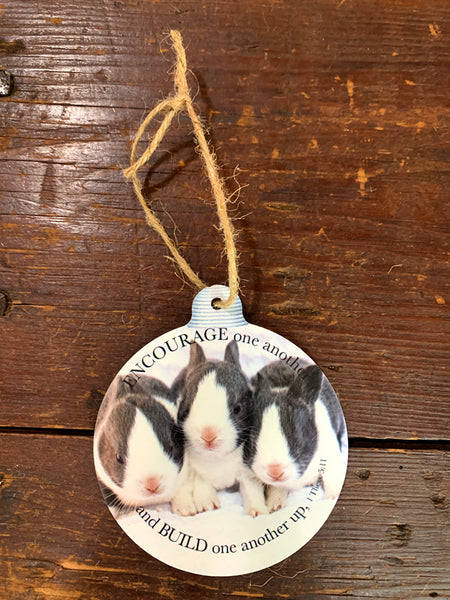 Bunnies Ornament