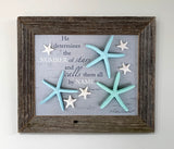 Stars - Canvas Framed in Barn Wood