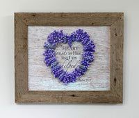Helped - Canvas Framed in Barn Wood