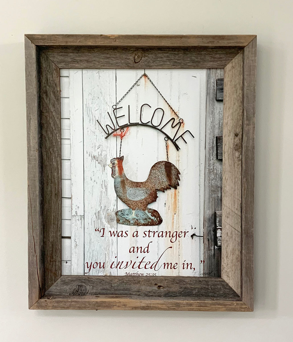 Close Out - Framed Welcome - 11x14 – Subtle Verse