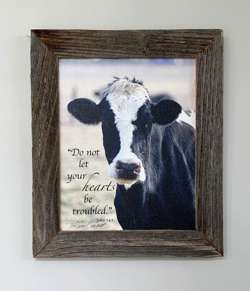 Betsy - Canvas Framed in Barn Wood
