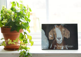 The Happy Goat - Ready to Hang Plaque