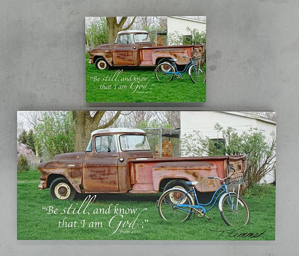 Father's Truck - Magnet and Deluxe Magnet