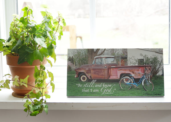 Father's Truck - Ready to Hang Plaque