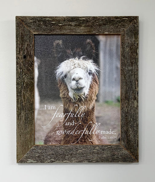Buttercup - Canvas Framed in Barn Wood