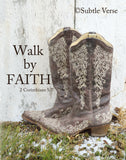 Walk by Faith - Ready to Hang Plaque
