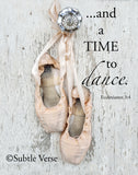 Time to Dance- Ready to Hang Plaque