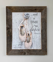 Time to Dance - Canvas Framed in Barn Wood