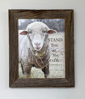 Stand - Canvas Framed in Barn Wood