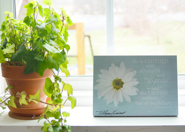 Daisy - Ready to Hang Plaque