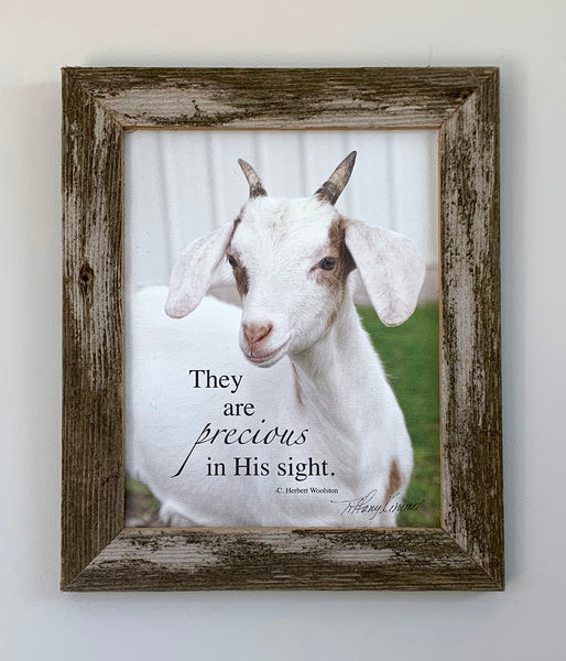 Penelope - Canvas Framed in Barn Wood