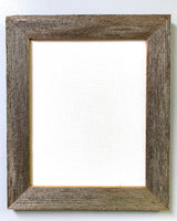 See - Canvas Framed in Barn Wood