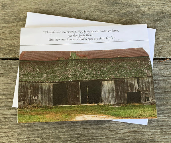 Old Barn - Notecard
