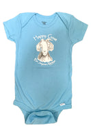 Happy Goat Blue Onesies
