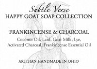 Frankincense & Charcoal Soap - Happy Goat Soap