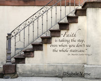 Faith Stairway - Ready to Hang Plaque
