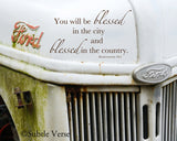 Ford Country - Canvas Framed in Barn Wood