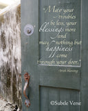 Irish Blessing - Ready to Hang Plaque