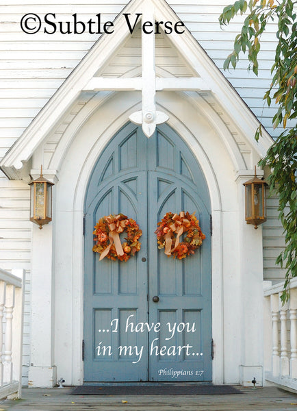 In My Heart - Canvas Framed in Barn Wood