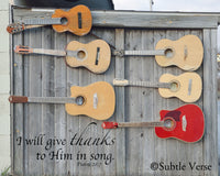 Praise Guitars - Ready to Hang Plaque