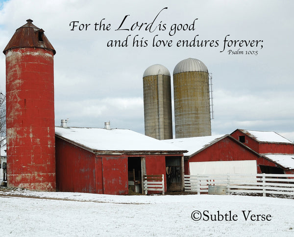 Grandpa's Farm - Canvas Framed in Barn Wood