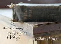 The Word - Bible - Prints