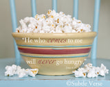 Popcorn - Ready to Hang Plaque -