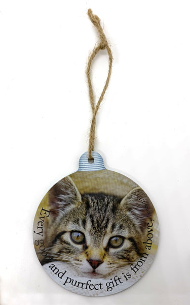 Frankie the Cat Ornament