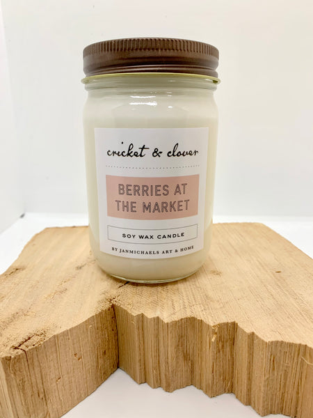 Berries at the Market Candle