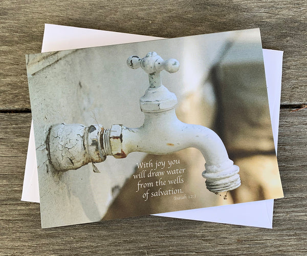 Old Faucet - Notecard