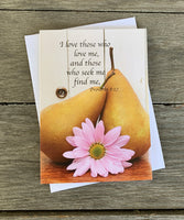 Pears - Notecard