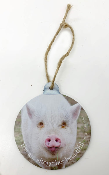 Beautiful Pig Ornament