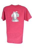 Close Out - Happy Goat Tee - Red Heather