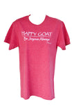 Close Out - Happy Goat Tee - Red Heather