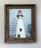 Close Out - Framed Marblehead Lighthouse - 11x14